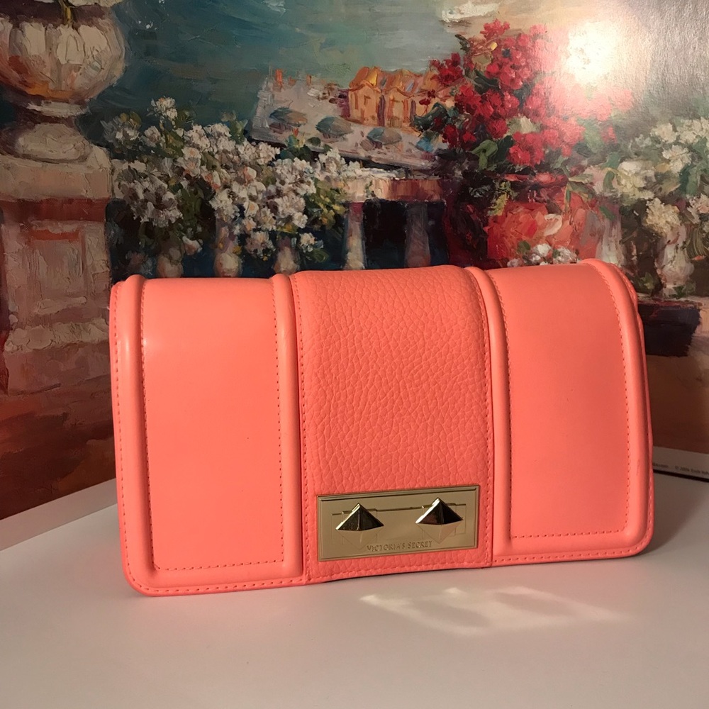 Victoria’s Secret Pink/Coral Makeup Bag Clutch